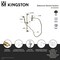 Kingston Brass Shower System with Slide/Grab Bar and Hand Shower, Polished Chrome KCK3321W1 - alternate 2