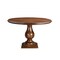 Homeroots 48" Brown Solid Wood Pedestal Base Round Top Dining Table 565246 - alternate 5
