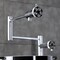 Kingston Brass Deck Mount Pot Filler Faucet with Knurled Handle, Polished Chrome KS4701RKX - alternate 5
