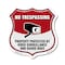 Signmission No Trespassing Shield Sign Property Prot, 6 Inch X 6 Inch, Plastic Sign SHI-P-6-416 - alternate 1