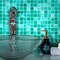 Apollo Tile Celestial 12 in. x 12 in. Glossy Cyan Blue Glass Mosaic Wall and Floor Tile 20 sq. ft./case, 20PK APLST88BL521A - alternate 7