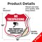 Signmission No Trespassing Shield Sign This Property, 18 inch X 18 inch, Vinyl Decal, 2PK SHI-D-2PACK-18-424 - alternate 3