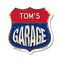 Signmission Tom's Garage, 12 Inch X 12 Inch, Aluminum Metal Sign SHI-A-12-383-TOM - alternate 1