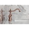 Kingston Brass Widespread Bathroom Faucet with Brass Pop-Up, Antique Copper KB197BEXAC - alternate 5