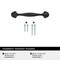 Amerock Fairfield 3 inch (76mm) Center-to-Center Matte Black Cabinet Pull, 10PK 10VMP173FB - alternate 4
