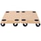 Wrightmaster Heavy Duty Furniture Moving Dolly - Durable Wood Rolling Dolly with Wheels, 500 lbs Capacity 2pcs ZR-W46577450 - alternate 1