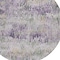 Homeroots 8' Lavender And Purple Round Striped Washable Indoor Outdoor Area Rug 609554 - alternate 6