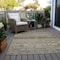 Homeroots 5' X 8' Brown Tan And Black Floral Washable Indoor Outdoor Area Rug 606177 - alternate 5