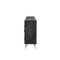 Homeroots 95in Black Distressed Solid Wood Carved Geometric Sideboard with Six Doors 521424 - alternate 7