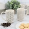 Mr. Coffee Dutton Springs 4 Piece 19 Ounce Stoneware Assorted Designs Mug Set in White 138966.01 - alternate 6