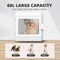 Simple Deluxe KITPLUS DayMax Dog Hair Dryer Box for Pet Grooming, Ultra Quiet Cat Blow Dryer 60L Capacity, Profes PT05DRYERHAIRBOX01W - alternate 6