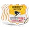Signmission Security Notice Shield Sign This Propert, 4 inch X 4 inch, Vinyl Decal, 5PK SHI-D-5PACK-4-462 - alternate 1