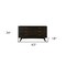 Homeroots 63" Brown Solid Wood Six Drawer Dresser 518628 - alternate 9