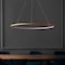Jonathan Y Brice 35" Modern Contemporary Metal Round Dimmable Integrated LED Pendant, Orange JYL7220G - alternate 12
