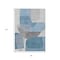 Homeroots 8' X 10' Denim Blue And Gray Abstract Washable Indoor Outdoor Area Rug 632152 - alternate 6