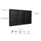 Ghent Indoor/Outdoor Enclosed Vinyl Letter Board, Bronze Aluminum Frame, 3'H x 6'W, 3 Door, Black PB33672BX-BK - alternate 2