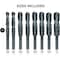 Hiltex Jumbo Silver & Deming Drill Bit Set, 8 Piece for Steel, Reduced Shank Drill Press Bits 10005 - alternate 5
