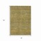 Homeroots 3' X 5' Sage And Gold Striped Washable Indoor Outdoor Area Rug 615632 - alternate 7