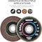 Neiko Aluminum Oxide Flap Disc, 40 Grit, Flat Type #27, 10 Pack 11106A - alternate 3