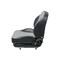 Uni Pro 439 Mechanical Suspension Seat, Black/Silver Vinyl 8741 - alternate 9