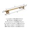 Amerock Stature Champagne Bronze Transitional 18 in 457 mm Towel Bar BH36093CZ - alternate 4