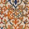 Homeroots 3' X 4' Navy Blue Beige Green Orange And Red Trellis Indoor Outdoor Area Rug 546790 - alternate 5