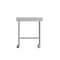 Flash Furniture Reese 30in. x 36in. Work Table, SS Top Shelf, 4in. Backsplash, Adjustable Undershelf, 4 Casters NH-WT-3036-GG-B4-CAS-GG - alternate 6