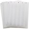 Brady JetTab Self-Laminating Vinyl Lbls 1.38 in H x 0.5 in W White, Clear 38/PK, 38PK JET-29-117-3 - alternate 1