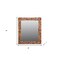 Homeroots 46" Brown Solid Wood Geometric Starburst Framed Accent Mirror 521570 - alternate 7