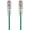 Monoprice Slim Cat6 Utp Cable 14 ft.Green 14824 - alternate 1