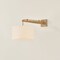 Troy Lighting Mailo 12in wide 1 Light Wall Sconce in Patina Brass B5612-PBR - alternate 4