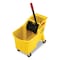 Rubbermaid Commercial 31 qt Mop Bucket and Wringer Combination, Yellow, Plastic FG738000YEL - alternate 6