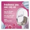 Febreze Air Freshener Warmer Starter Kit, Clear/White, with 2 Downy April Fresh Refills 4174 - alternate 11