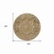 Homeroots 8' Fern Green Round Medallion Washable Indoor Outdoor Area Rug 608024 - alternate 7