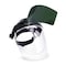 Sellstrom Ratchet Face Shield Assembly, Clear Visor, Polycarbonate, Ratchet Suspension, Anti-Fog Lens, Black S32151 - alternate 1