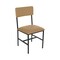 Bfm Seating Meghan Side Chair, Grade 4 Upholstered Seat & Back - Steel Frame - Sand Black Finish JS33CM2118-2118SB - alternate 1