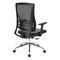 Office Star Products Ventilated Seating Black Frame Chair, Black EM60930C-EC3 - alternate 5