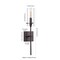 Jonathan Y Cato 4.5" 1-Light Bohemian Farmhouse Iron/Glass LED Vanity, Oil Rubbed Bronze/Clear JYL7805A - alternate 5