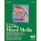 Strathmore 400 Series Mixed Media Pad, Toned Blue, Glue Binding, 15 Sheet, 11x14 inch P462-411 - alternate 1