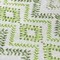 Homeroots 8' Green Ivory And Gray Round Geometric Washable Indoor Outdoor Area Rug 581541 - alternate 5