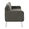 Office Star Products Sofa, CharcoalFabric, Polyester, 500lb Cap. SL5603-SK2 - alternate 8