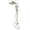 Kingston Brass Wall Mount Rain Drop Shower System with Hand Shower, Brushed Nickel KSG2628D - alternate 1