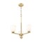 Z-Lite Naya 3-Light Chandelier, 19.25 in W, Modern Gold 7518-3MGLD - alternate 6