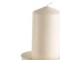 Homeroots 12" White Cast Iron Tabletop Pillar Candle Holder 608378 - alternate 4
