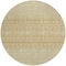 Homeroots 8' Copper Ivory And Olive Green Round Tribal Washable Indoor Outdoor Area Rug 582616 - alternate 6