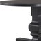 Homeroots 47" Black Rounded Solid Wood Pedestal Base Dining Table 517746 - alternate 5