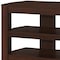 Homeroots 42in Dark Brown Open Shelving TV Stand 355704 - alternate 4