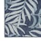 Homeroots 9' X 12' Navy Blue And Ivory Palm Leaf Indoor Outdoor Area Rug 551478 - alternate 8