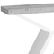 Homeroots 36" Gray and White Abstract Console Table With Shelves 332790 - alternate 4