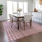 Homeroots 8' X 10' Blush Gray And Ivory Plaid Washable Indoor Outdoor Area Rug 601461 - alternate 7